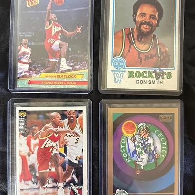 Basketball Trading Cards Including Signed Boston Celtics Skybox #35, Signed Don Smith And More