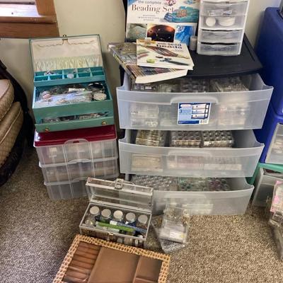 Jewelry Making: Beads, Spacers, Chains, Getting Started With Seed Beads By Wedekind, Storage Drawers