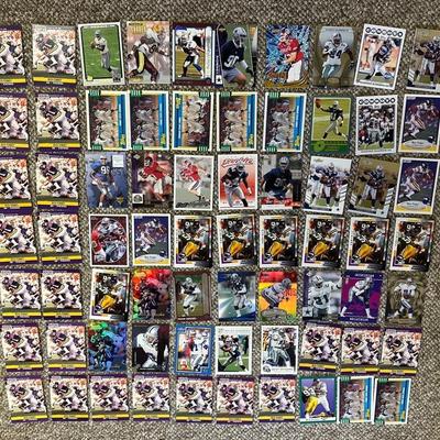 Large Collection Of Sports Trading Cards Including Some Holographic Cards 