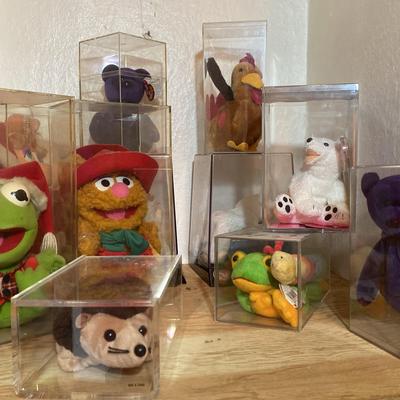 TY Beanie Babies, Kermit The Frog, Fozzie Bear, Miss Piggy, Prickles, Princess