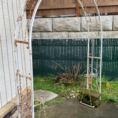 Vintage Outdoor Iron Arch