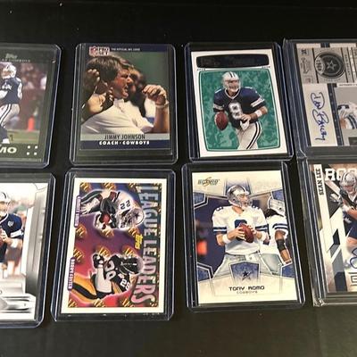 Football Trading Cards Including Signed Sean Lee Rookie Cowboy Card, 