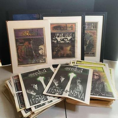 2000s The Seed Of Seattle Newspaper Jimi Hendrix, The Doors, Gene Simmons, Dr. Grind, Candlebox