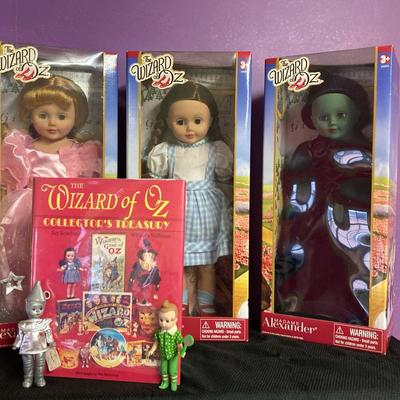 Madame Alexander The Wizard Of Oz Glinda, Dorothy, Wicked Witch, Tin Man, Munchkin