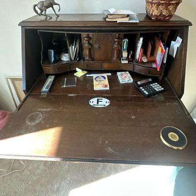 Available in auction - Lot 9 - desk (open)