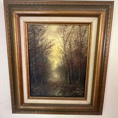 Available in auction - Lot 26 - signed oil painting
