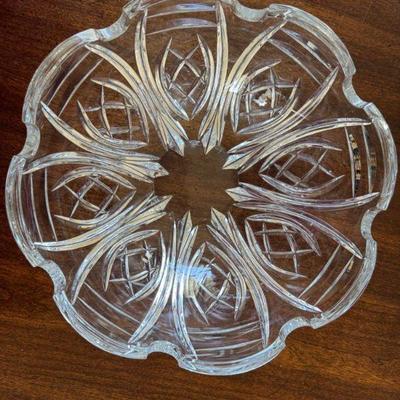 Available in auction - Lot 7 - Heavy crystal bowl