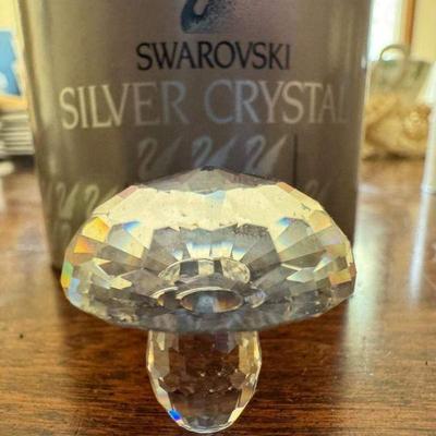 Available in auction - Lot 24 - Swarovski crystal mushroom