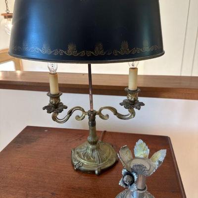 Available in auction - Lot 4 - Bouillotte style table lamp