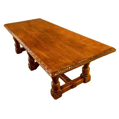 English baroque style refectory conference table