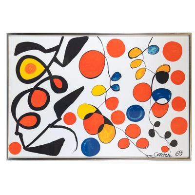 Alexander Calder lithograph titled, “Spring Carnival” 
