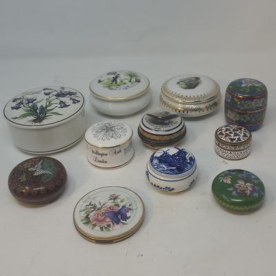 Porcelain Trinket Boxes and More