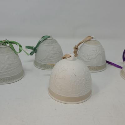 Lladro Porcelain Holiday Bells