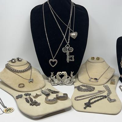 Silver Tone Jewelry Collection #2