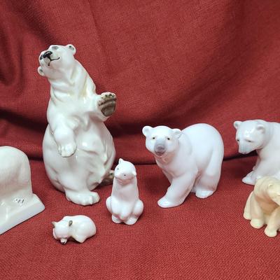 Lladro and Goebel Bear Figurines And More