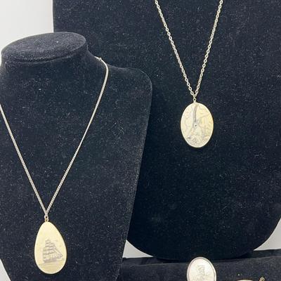 Scrimshaw Jewelry 