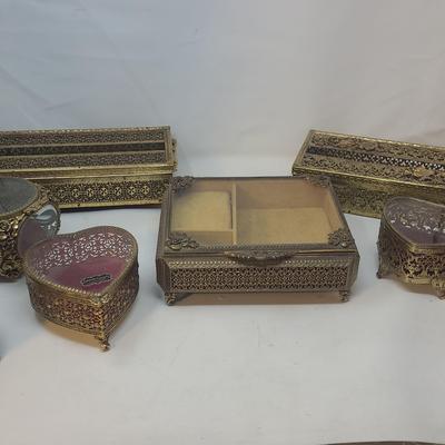 Vintage Jewelry Boxes and More