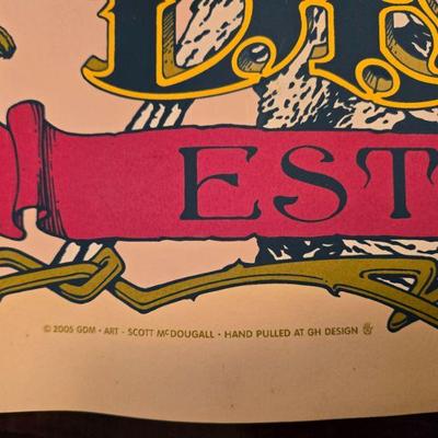 )Grateful Dead Signed/ Autographed 2005 Poster