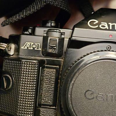 Canon A1 Cameras and Lens Collection (sold as a package)