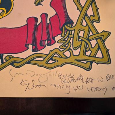 Grateful Dead Signed/ Autographed 2005 Poster