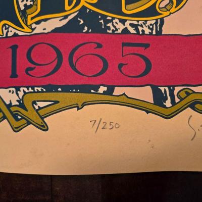 Grateful Dead Signed/ Autographed 2005 Poster