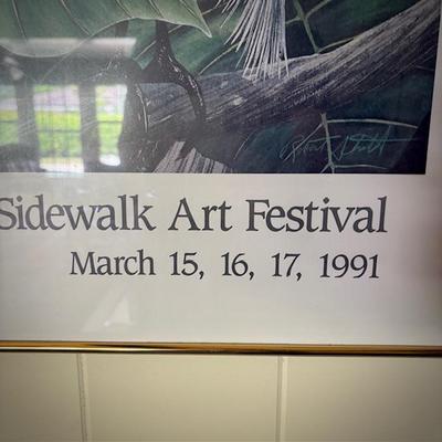 1991 Winter Park Art Festival poster