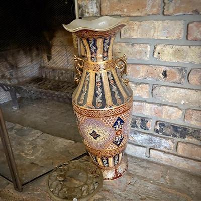 Japanese Imari tall vase