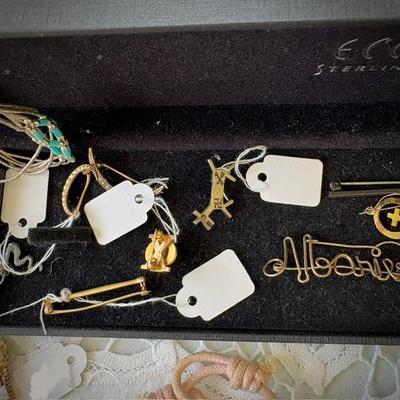 Jewelry counter - including gold and silver