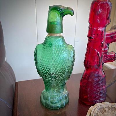 Vintage liquor bottles