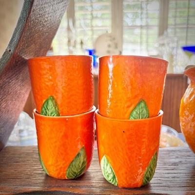 Vintage Florida orange citrus reamers, juicers, decor