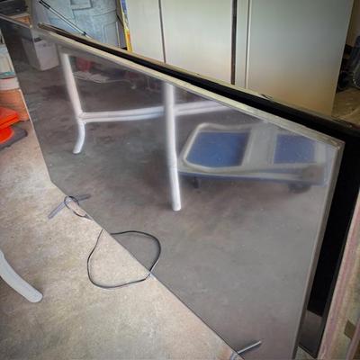 One of two Samsung large screen TVs