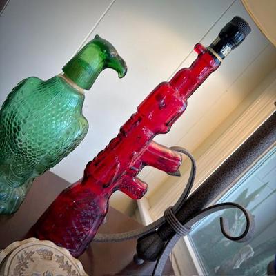 Vintage liquor bottles