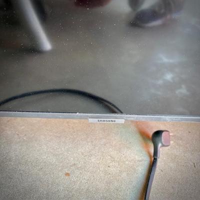 One of two Samsung large screen TVs
