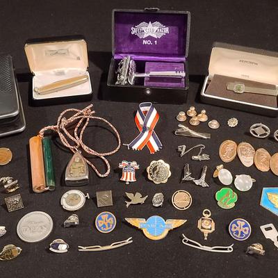 Men's Cufflinks, Coins, Pins & More