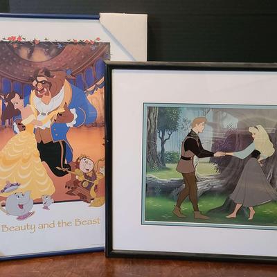 Beauty And The Beast & Sleeping Beauty Framed Prints