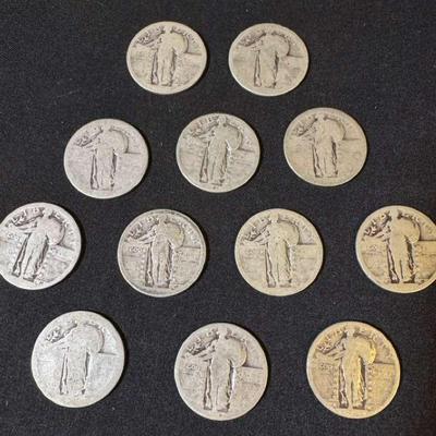 Standing Liberty Quarters