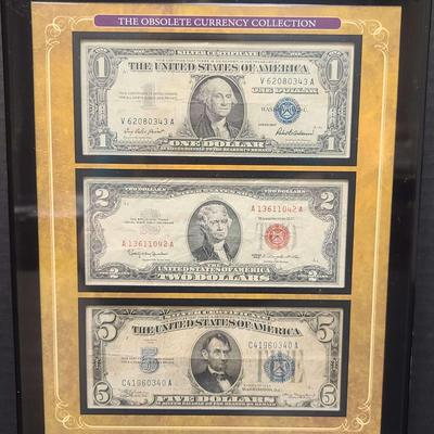 The Obsolete Currency Collection Framed Money