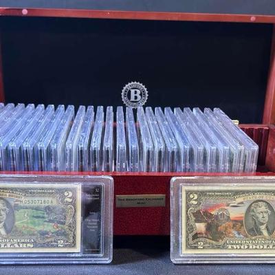 Bradford Exchange Authenticated Uncirculated $2 Notes #1