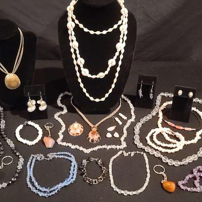 Shell, Gemstone & Beaded Jewelry 