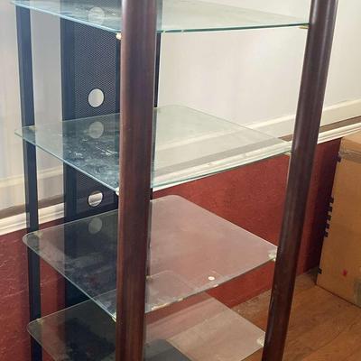 Metal And Glass Shelving 