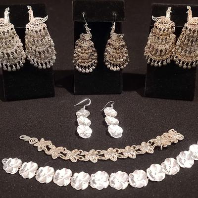 .925 Earrings & Bracelets 