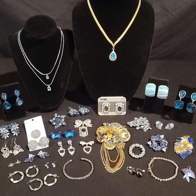 Blue Themed Jewelry 