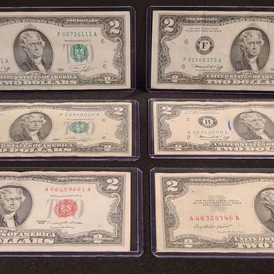 United States of America Two Dollar Bills