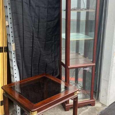 Ct154 china cabinet end table