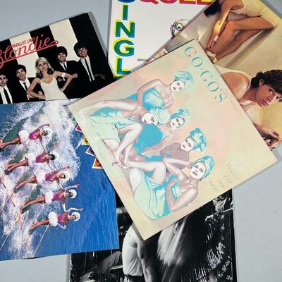 (6pc) Blondie Aha Go -Gogo’s Squeeze Blondie Mick Jagger Albums | Aha , hunting high and low 2300 – go go’s beauty and the beat SP...