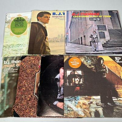 (7pc) Billy Joe Thomas Vinyl Records | Vinyl record albums including: "Billy Joe Thomas" (SPS 5101) "B.J. Thomas Greatest...