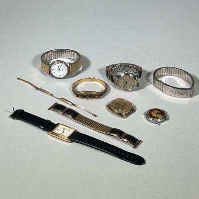 WRISTWATCHES & BRACELETS | Including: Glycine Bienne-Geneve stainless steel wristwatch with flexible band, Sheffield Quartz...