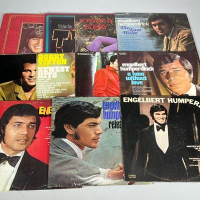 (11pc) Engelbert Humperdinck & other Vinyl Records | Vinyl record albums including: Engelbert Humperdinck "The Last Waltz"...