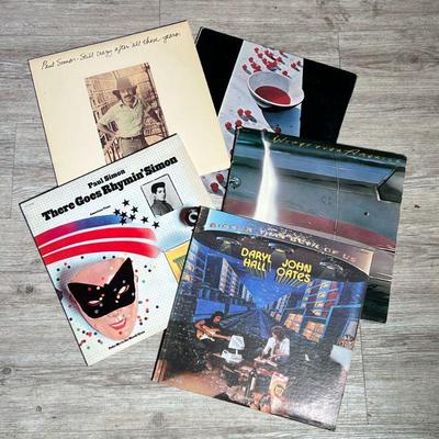 (5pc) MCCARTNEY, PAUL SIMON, & OTHER RECORDS | Vinyl record albums, including: Wings "Over America" triple LP, SWCO-11593...