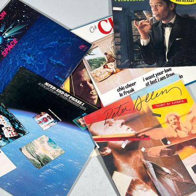 (6pc) MIXED VINYL RECORD ALBUMS | Including: Peter Allen "Taught By Experts" (SP-4584) MFSB "End of Phase I" (PZ...